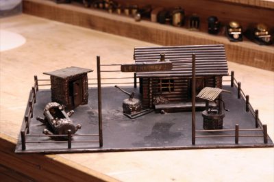 Handcrafted Metal Cabin